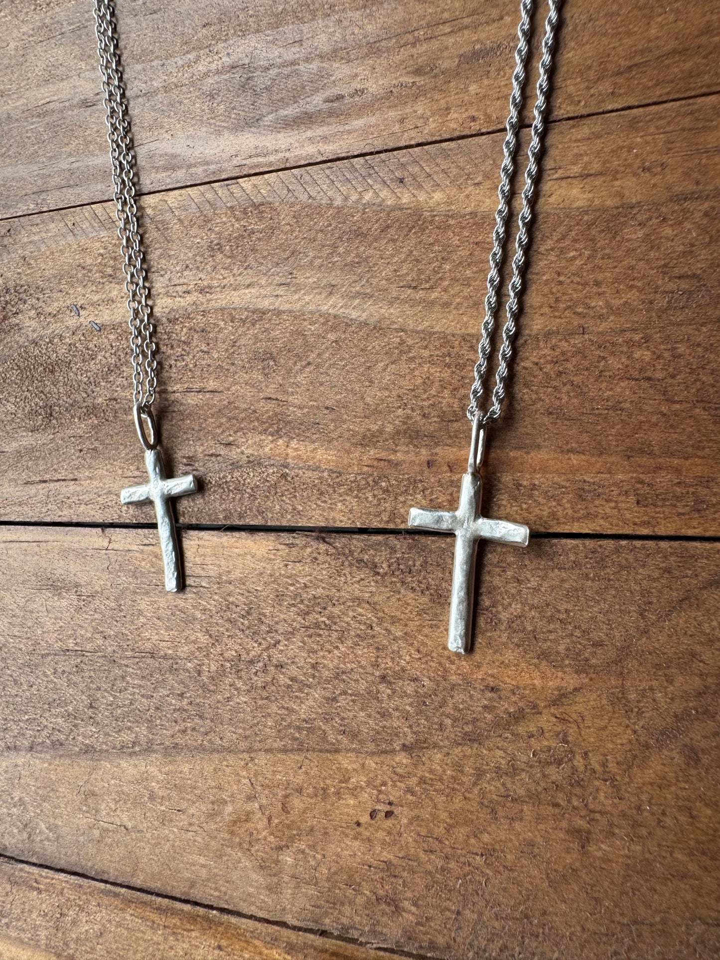 Dainty cross charm