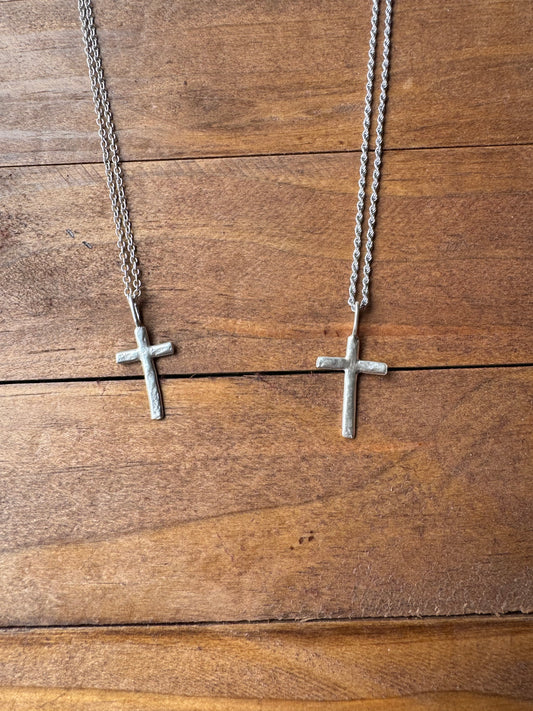 Dainty cross charm
